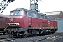 Krupp 4047 - DB "216 004-2"
07.05.1977 - Gelsenkirchen-Bismarck, Bahnbetriebswerk
Karl Gräfen † (Archiv Andreas Kabelitz)